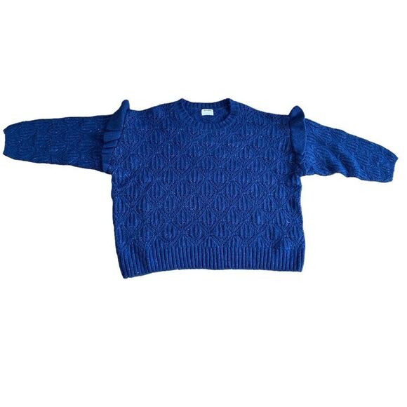 NEW Old Navy Cobalt Blue Oversized Sweater Women’s Size 4X (NWT) - Picture 1 of 7